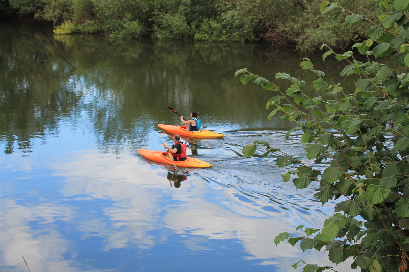 Canoeing on the Wye